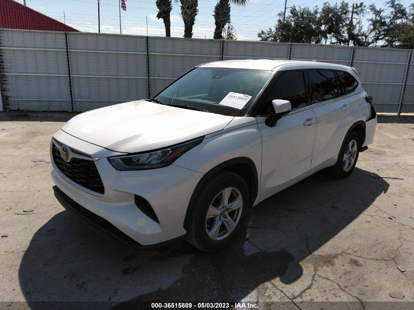 2020 TOYOTA HIGHLANDER L - 5TDCZRAH0LS509163