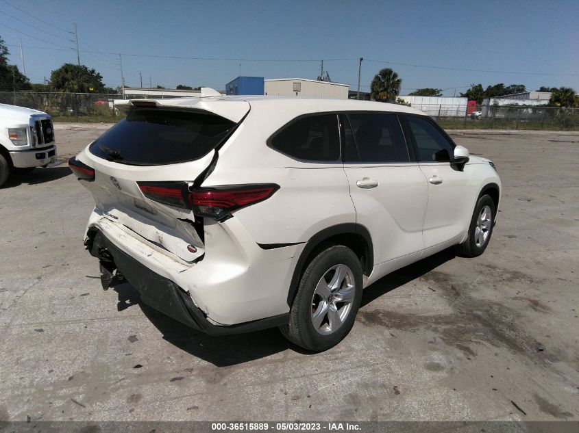 2020 TOYOTA HIGHLANDER L - 5TDCZRAH0LS509163