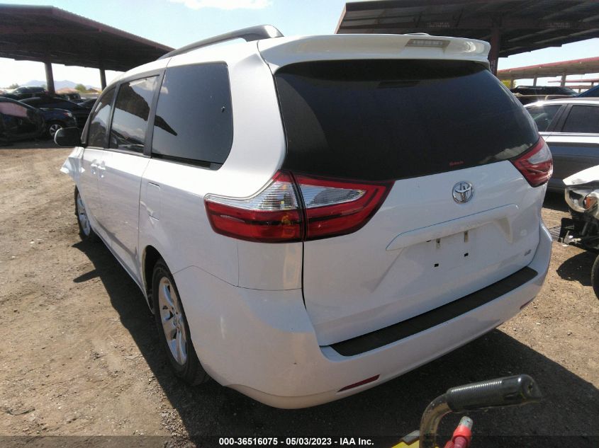 2017 TOYOTA SIENNA LE - 5TDKZ3DC5HS819874