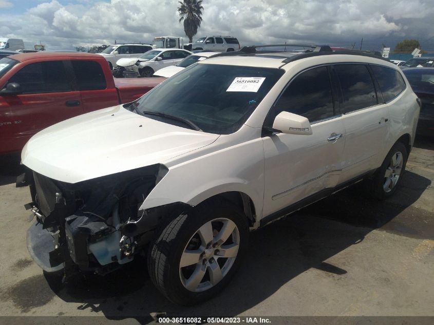 2015 CHEVROLET TRAVERSE LTZ - 1GNKRJKD9FJ241733