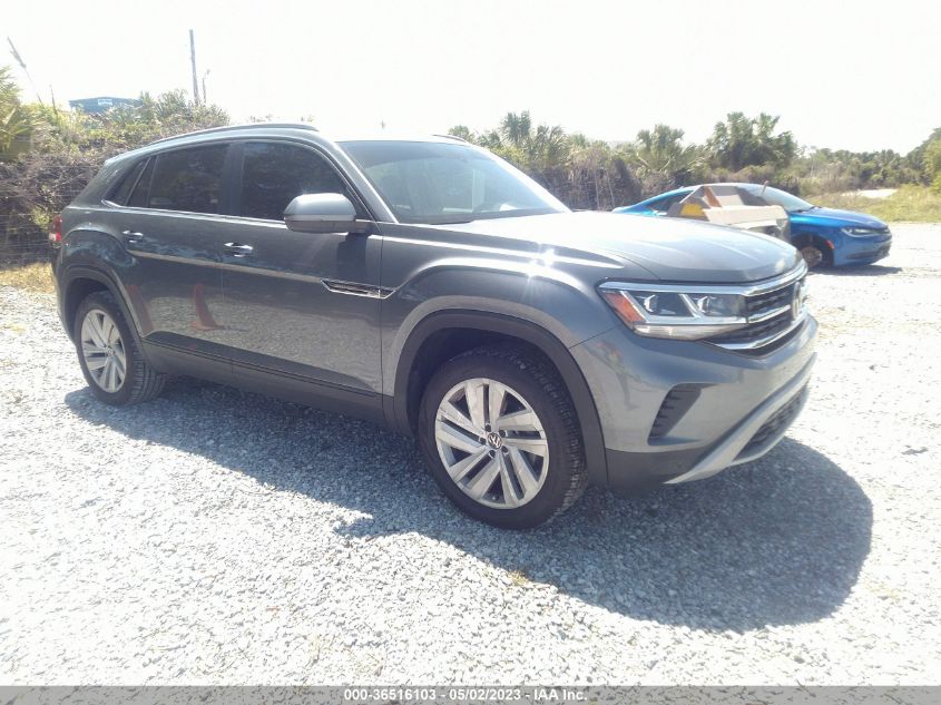 2021 VOLKSWAGEN ATLAS CROSS SPORT 3.6L V6 SE W/TECHNOLOGY - 1V2JE2CA6MC235169