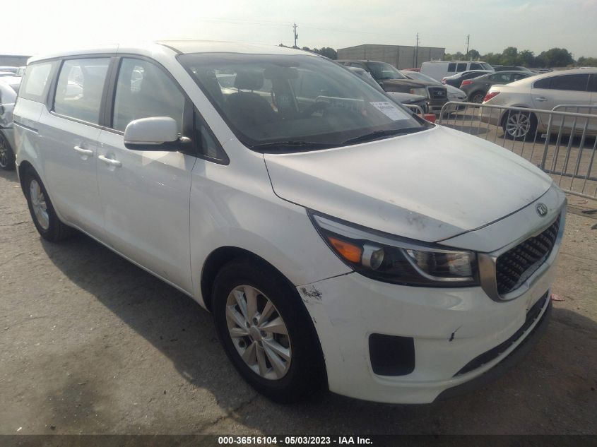 2016 KIA SEDONA L - KNDMA5C11G6185408