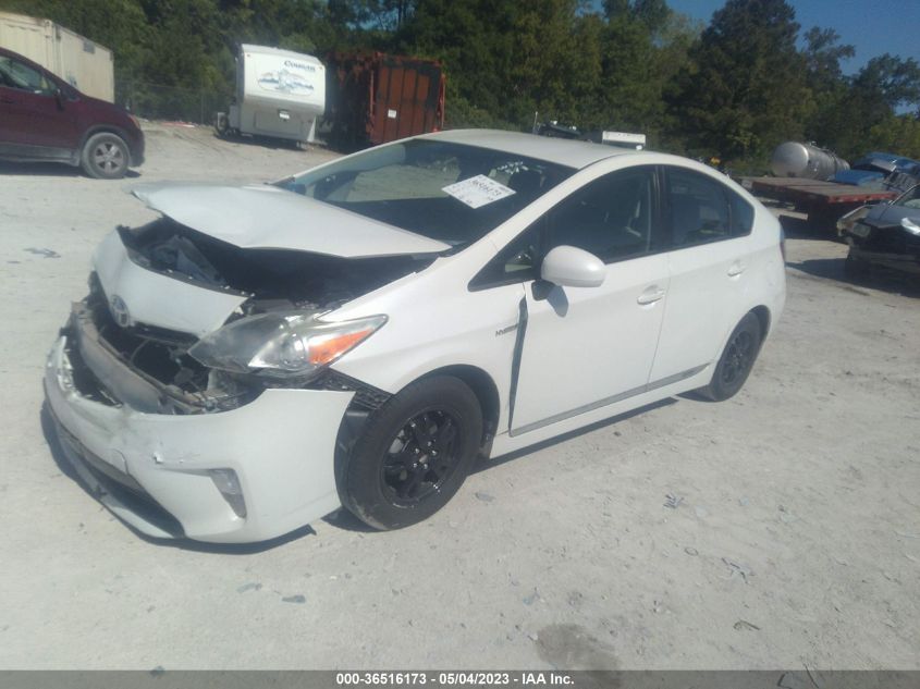 2013 TOYOTA PRIUS ONE/TWO/THREE/FOUR/FIVE - JTDKN3DU8D5560107