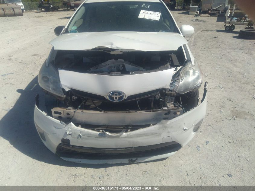 2013 TOYOTA PRIUS ONE/TWO/THREE/FOUR/FIVE - JTDKN3DU8D5560107