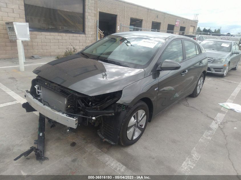 2020 HYUNDAI IONIQ HYBRID BLUE - KMHC65LC1LU234767