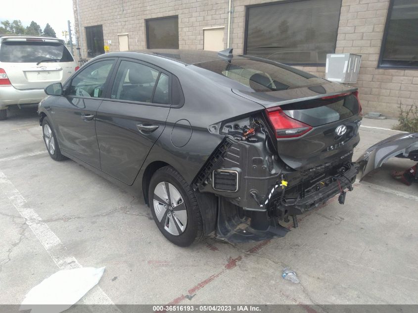 2020 HYUNDAI IONIQ HYBRID BLUE - KMHC65LC1LU234767