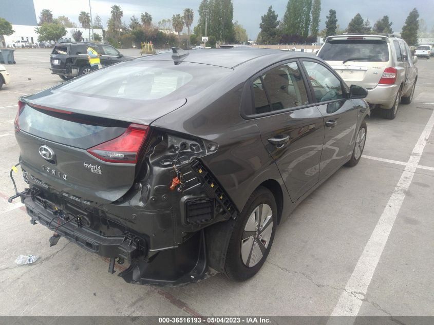 2020 HYUNDAI IONIQ HYBRID BLUE - KMHC65LC1LU234767