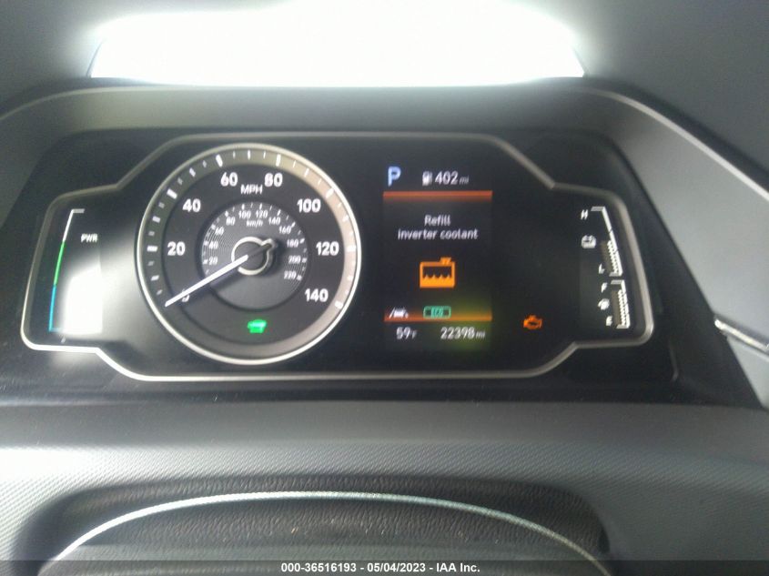 2020 HYUNDAI IONIQ HYBRID BLUE - KMHC65LC1LU234767