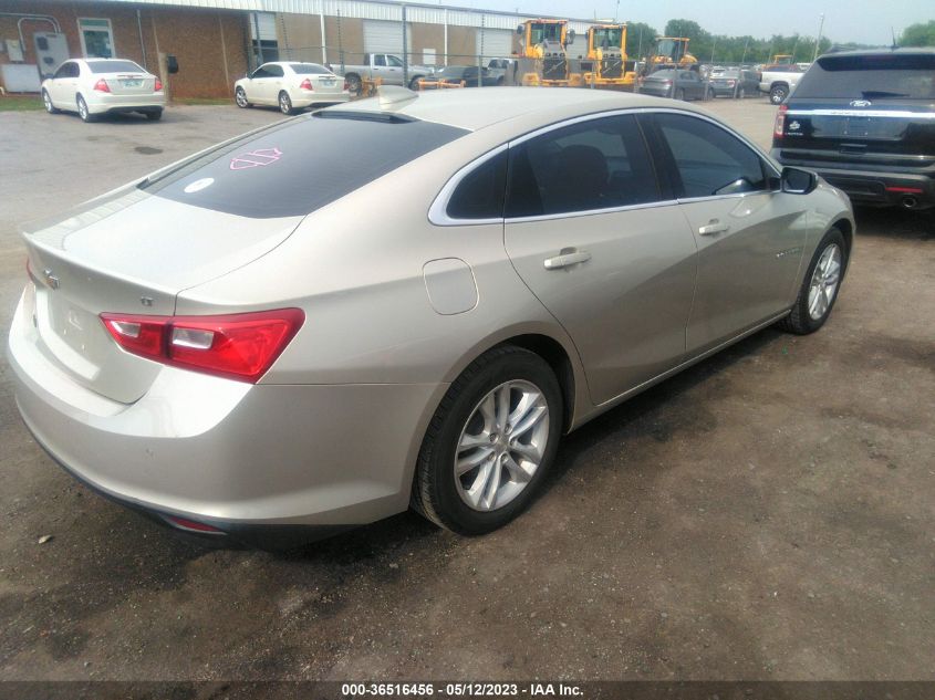 2016 CHEVROLET MALIBU LT - 1G1ZE5ST0GF214516