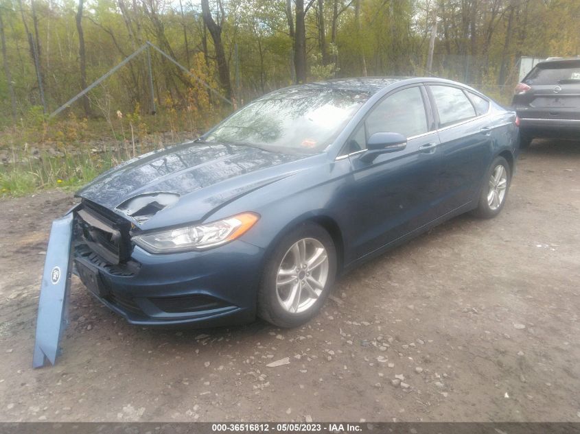 2018 FORD FUSION SE - 3FA6P0H77JR182486