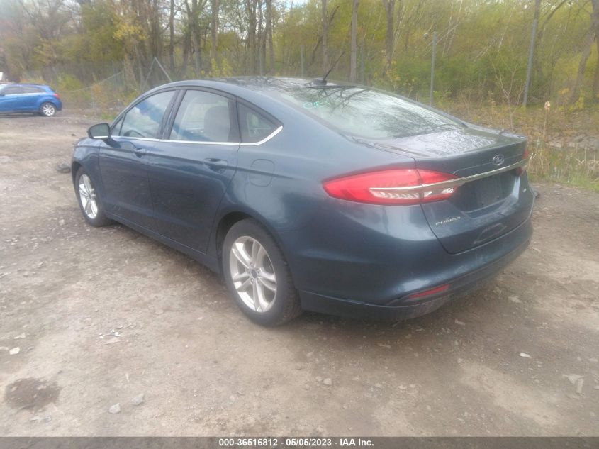 2018 FORD FUSION SE - 3FA6P0H77JR182486