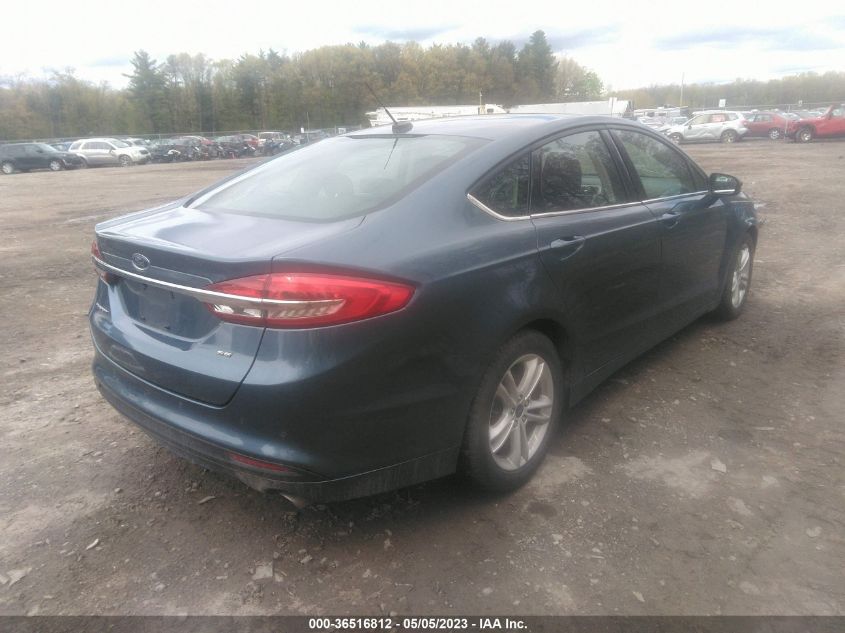 2018 FORD FUSION SE - 3FA6P0H77JR182486