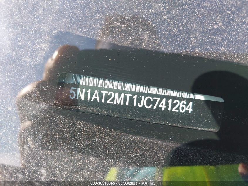 2018 NISSAN ROGUE SV - 5N1AT2MT1JC741264