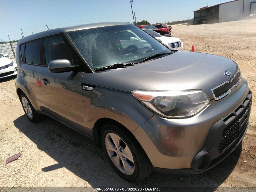 2016 KIA SOUL BASE - KNDJN2A22G7353441