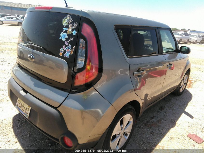 2016 KIA SOUL BASE - KNDJN2A22G7353441