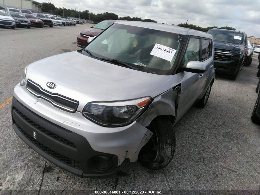 2018 KIA SOUL BASE - KNDJN2A21J7576786