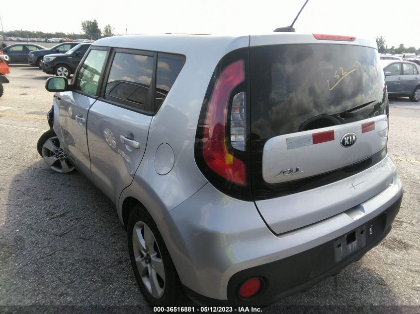 2018 KIA SOUL BASE - KNDJN2A21J7576786