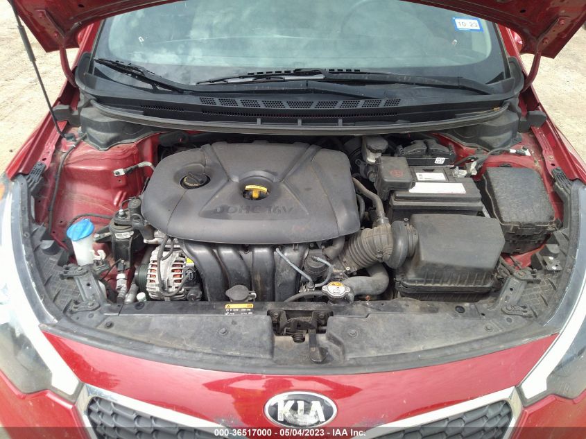 2016 KIA FORTE LX - KNAFX4A6XG5536755