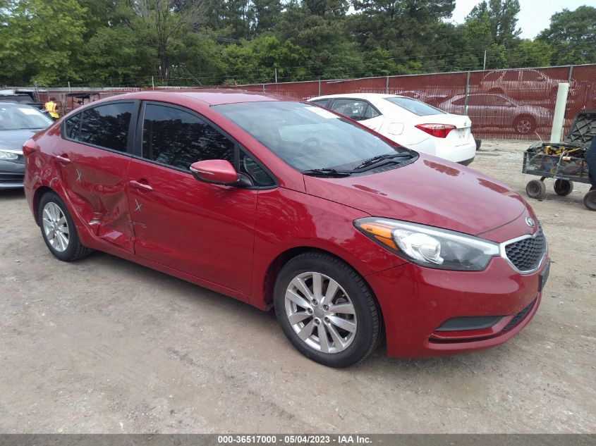 2016 KIA FORTE LX - KNAFX4A6XG5536755