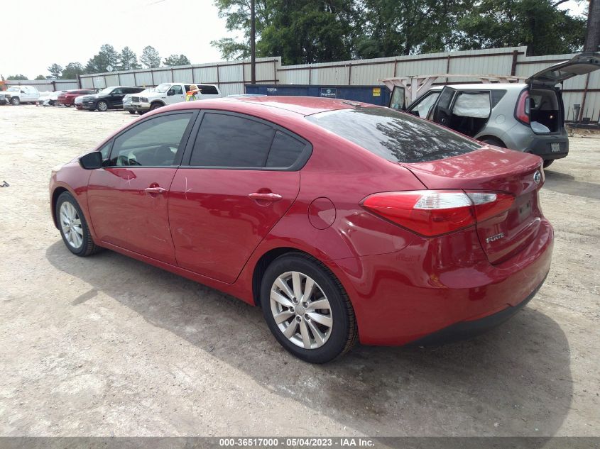 2016 KIA FORTE LX - KNAFX4A6XG5536755