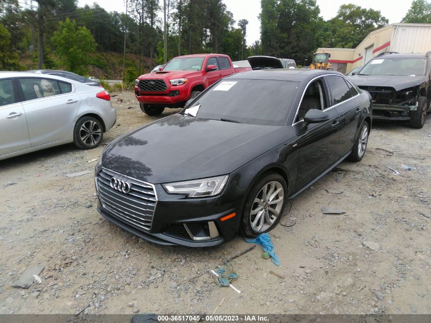 VIN WAUENAF47KA004886 2019 AUDI A4 PREMIUM PLUS
