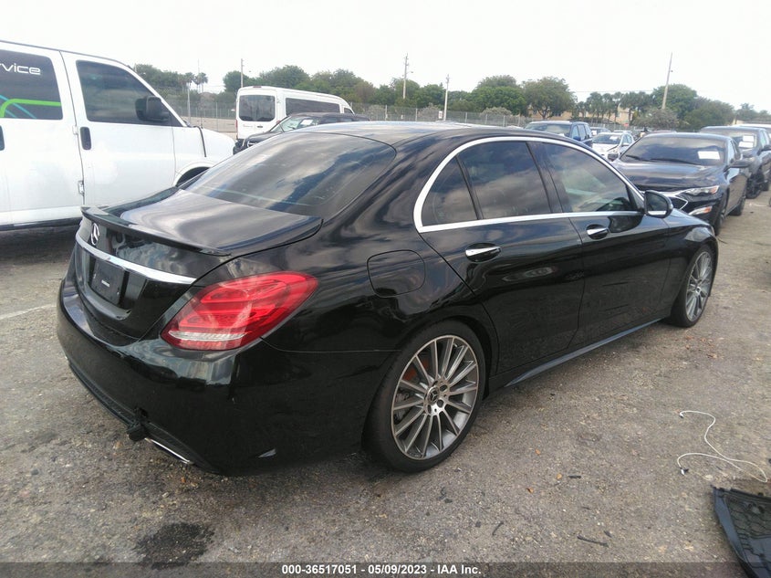 VIN 55SWF4JB1JU280240 2018 MERCEDES-BENZ C-CLASS C 300