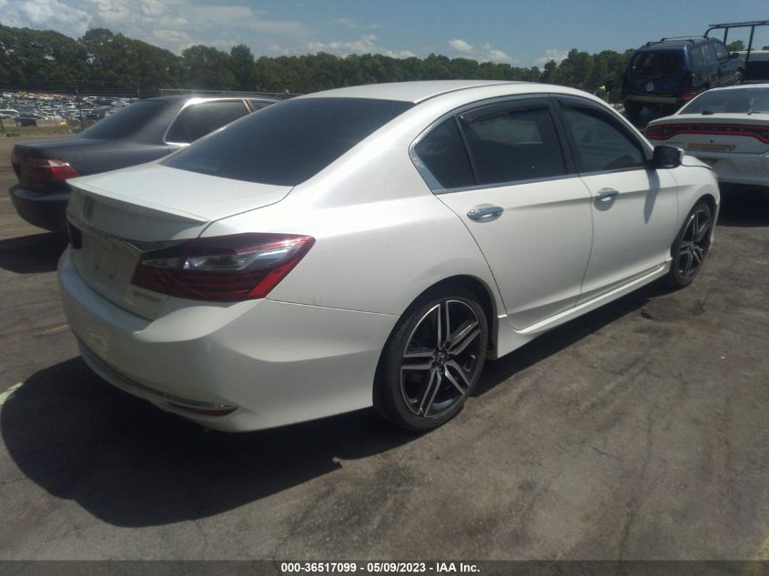 2017 HONDA ACCORD SEDAN SPORT - 1HGCR2F54HA038405