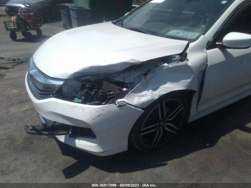 2017 HONDA ACCORD SEDAN SPORT - 1HGCR2F54HA038405