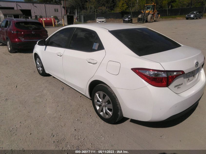 2015 TOYOTA COROLLA L/LE/S/S PLUS/LE PLUS - 2T1BURHE2FC394875