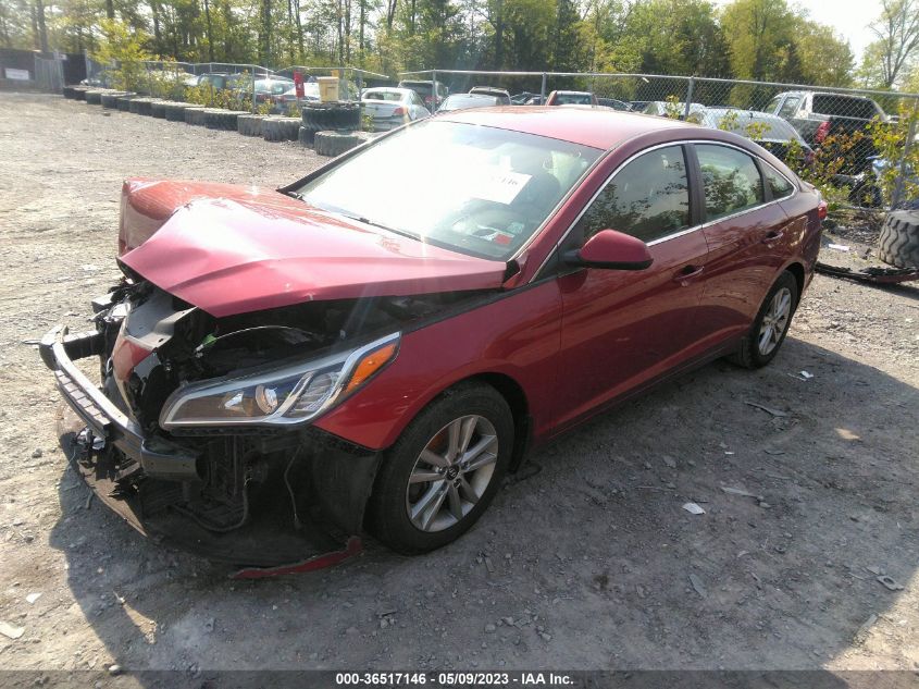 2015 HYUNDAI SONATA 2.4L SE - 5NPE24AF3FH224921