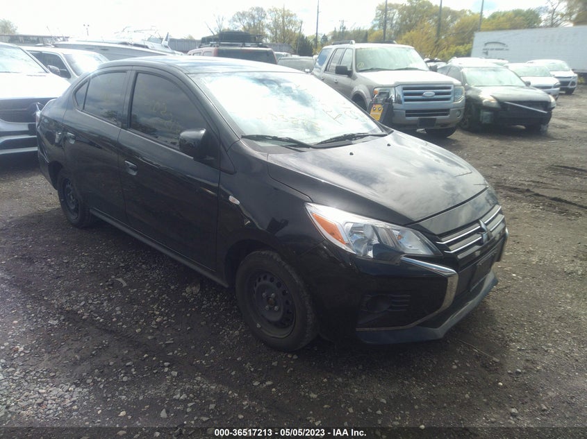 VIN ML32FUFJ7MHF06002 2021 MITSUBISHI MIRAGE G4 ES/LE/CARBONITE EDITION