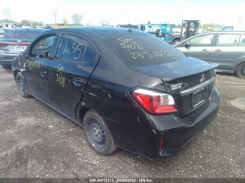 VIN ML32FUFJ7MHF06002 2021 MITSUBISHI MIRAGE G4 ES/LE/CARBONITE EDITION
