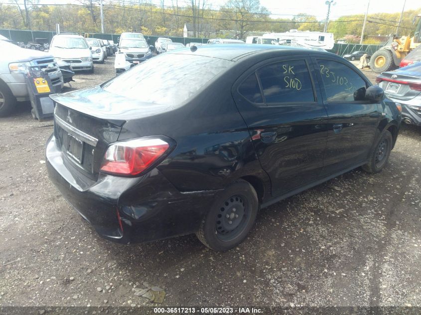 VIN ML32FUFJ7MHF06002 2021 MITSUBISHI MIRAGE G4 ES/LE/CARBONITE EDITION
