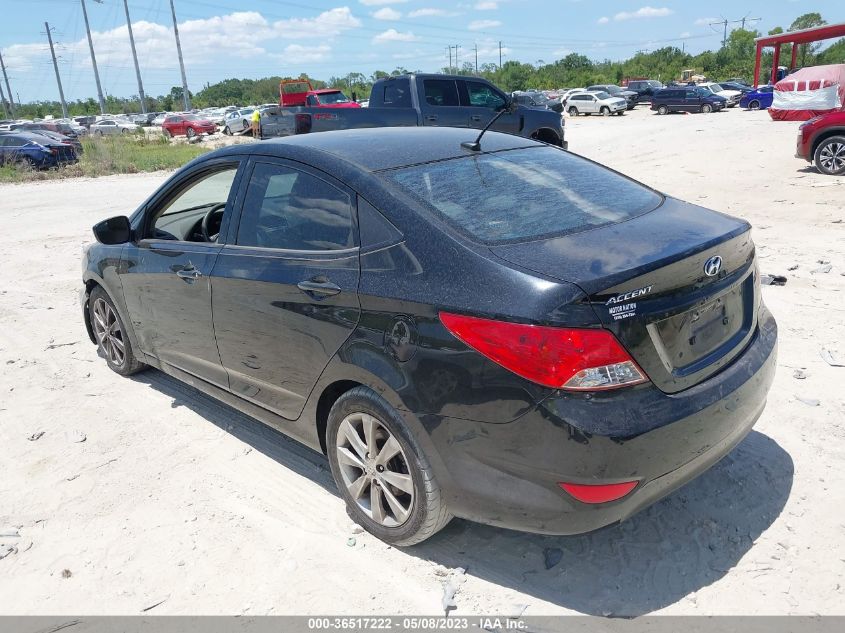 2013 HYUNDAI ACCENT GLS - KMHCU4AE6DU378014