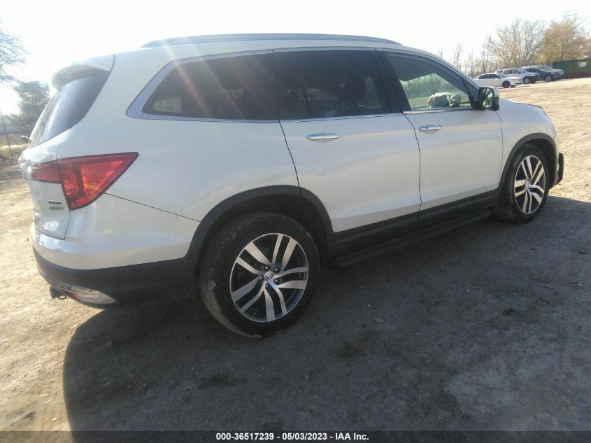 2016 HONDA PILOT TOURING - 5FNYF6H93GB056856