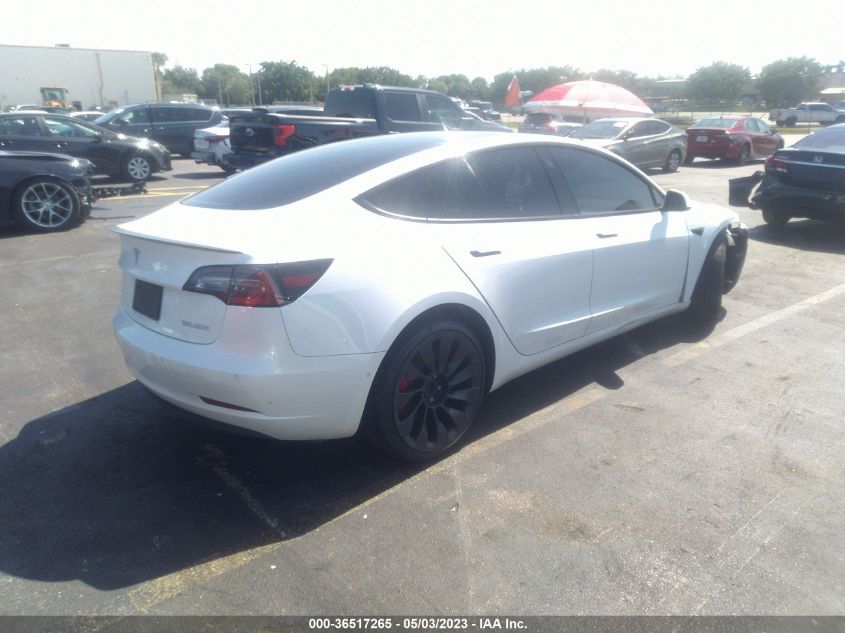 2022 TESLA MODEL 3 PERFORMANCE - 5YJ3E1EC2NF109740