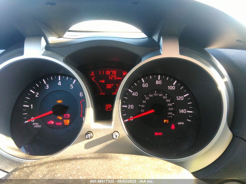2013 NISSAN JUKE SL - JN8AF5MV1DT225879