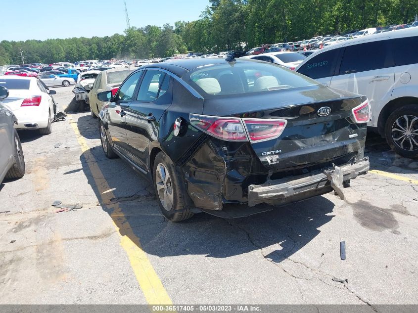 2016 KIA OPTIMA HYBRID - KNAGM4AD8G5095414