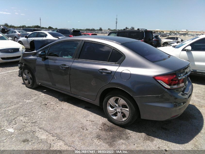 2014 HONDA CIVIC SEDAN LX - 19XFB2F52EE061500