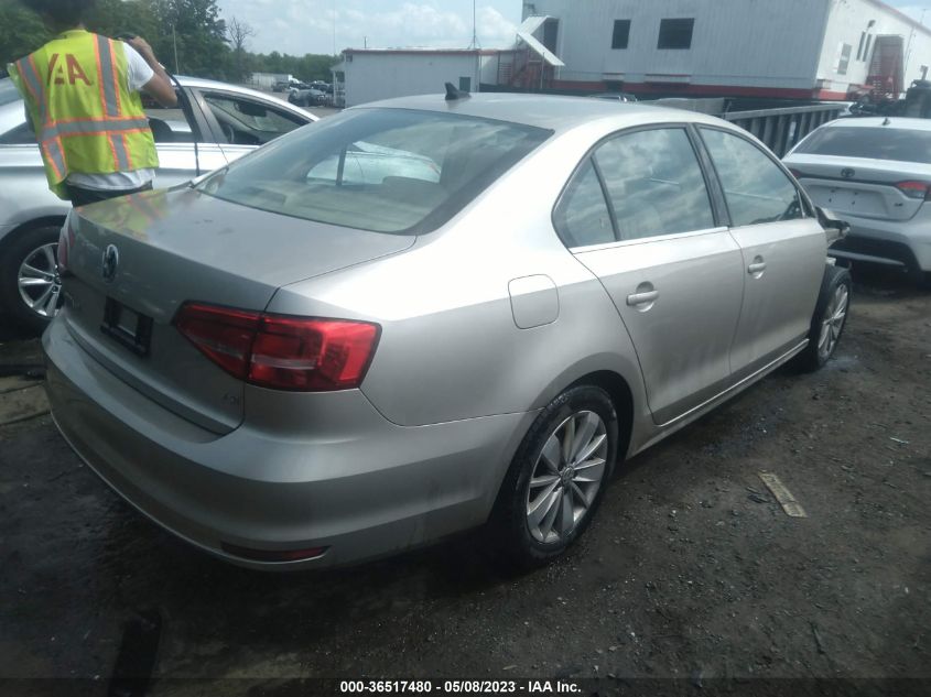 2015 VOLKSWAGEN JETTA SEDAN 1.8T SE W/CONNECTIVITY - 3VWD17AJ3FM316736