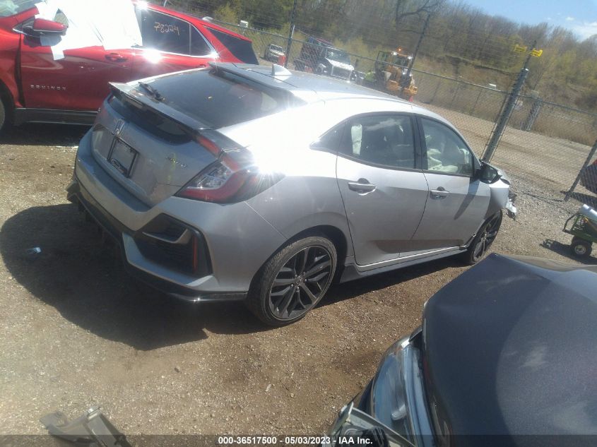2021 HONDA CIVIC HATCHBACK SPORT - SHHFK7H49MU213992