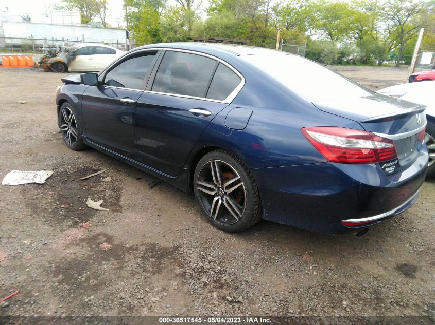 2016 HONDA ACCORD SEDAN SPORT - 1HGCR2F50GA079337