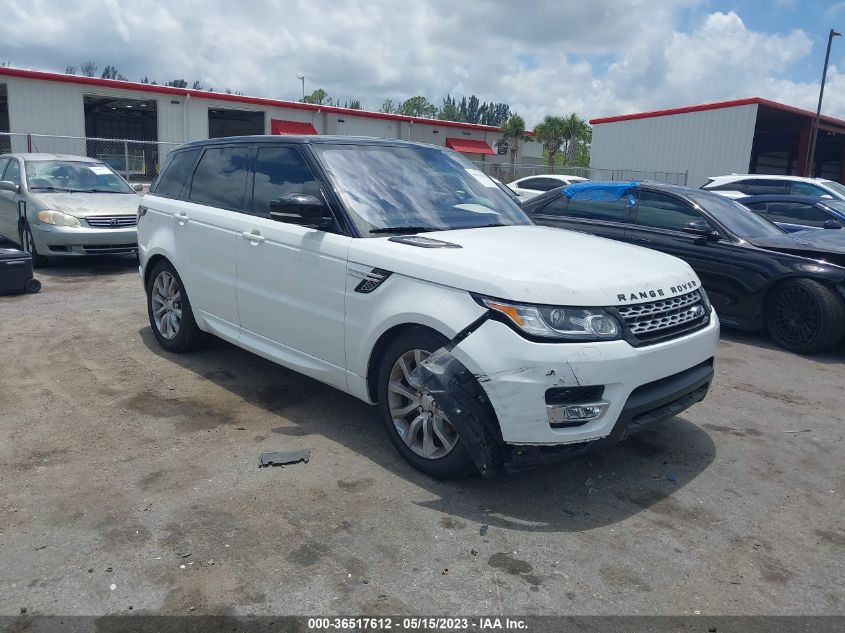 2016 LAND ROVER RANGE ROVER SPORT V6 HSE - SALWR2PF7GA588160