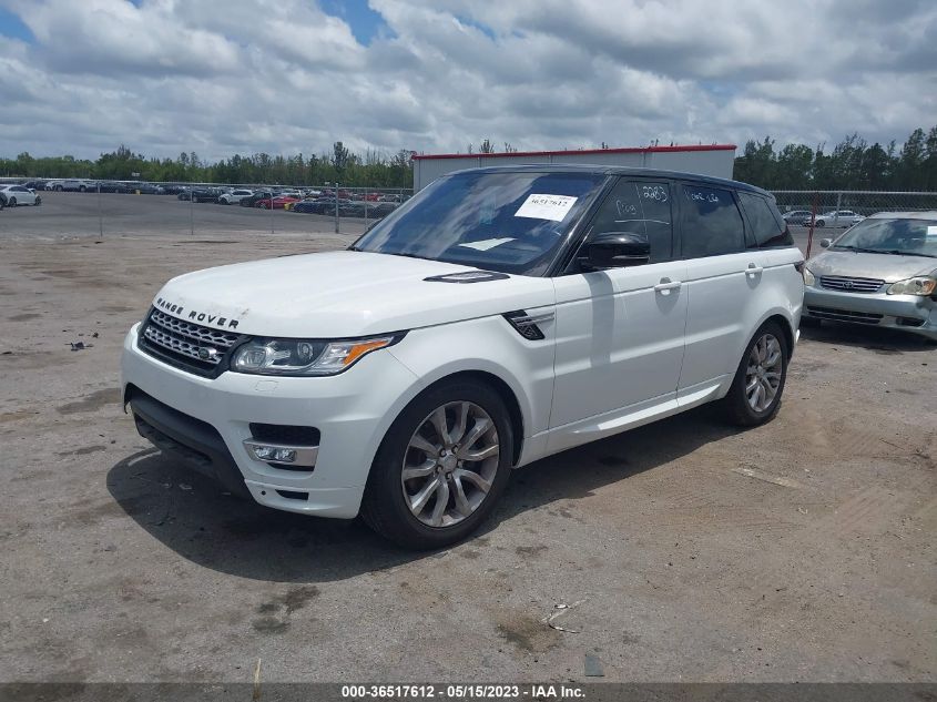 2016 LAND ROVER RANGE ROVER SPORT V6 HSE - SALWR2PF7GA588160