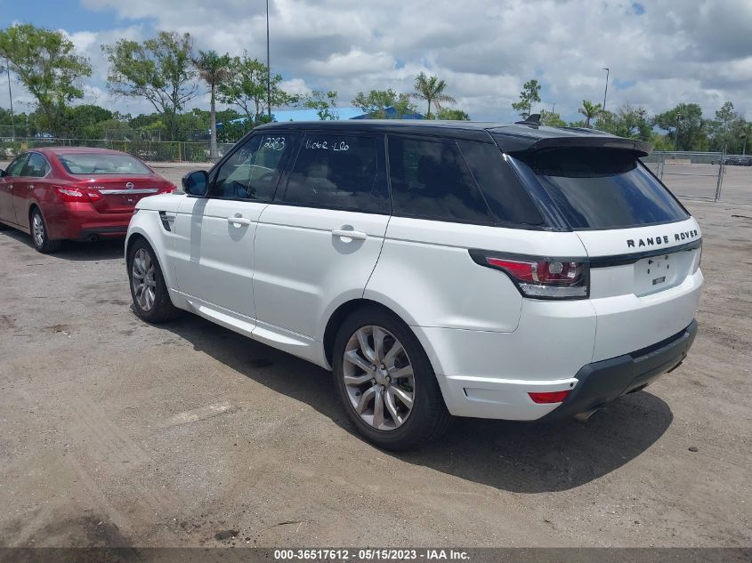 2016 LAND ROVER RANGE ROVER SPORT V6 HSE - SALWR2PF7GA588160