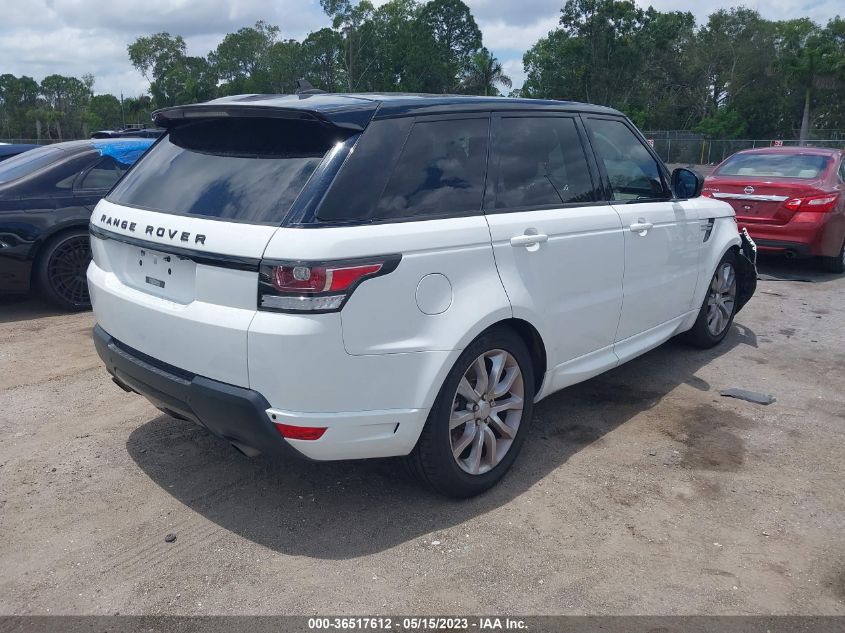 2016 LAND ROVER RANGE ROVER SPORT V6 HSE - SALWR2PF7GA588160
