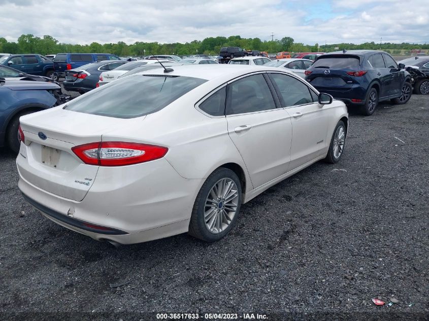 2014 FORD FUSION SE HYBRID - 3FA6P0LU8ER373787