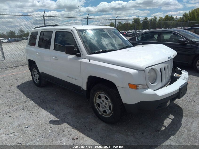 2014 JEEP PATRIOT SPORT - 1C4NJRBB5ED810522