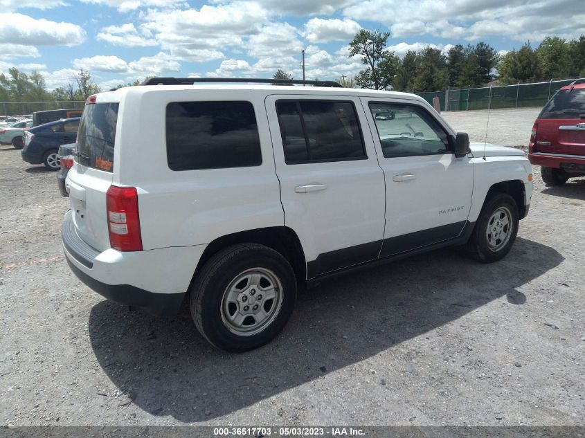 2014 JEEP PATRIOT SPORT - 1C4NJRBB5ED810522
