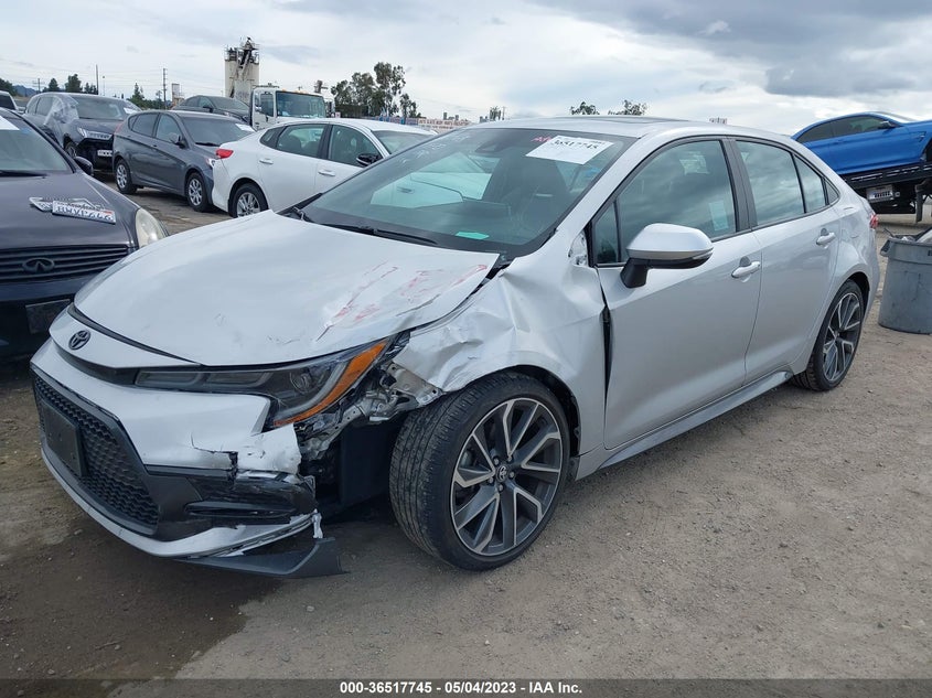 VIN 5YFT4MCEXMP088860 2021 TOYOTA COROLLA XSE/APEX XSE